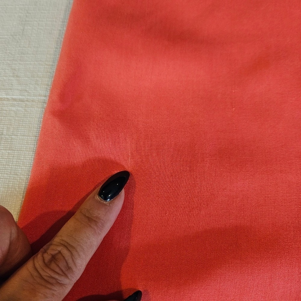 Knight Ltd Vintage‎ 100% Silk Shift Dress Coral Pink Sleeveless Scoop Neck Sz 14 - Picture 7 of 11
